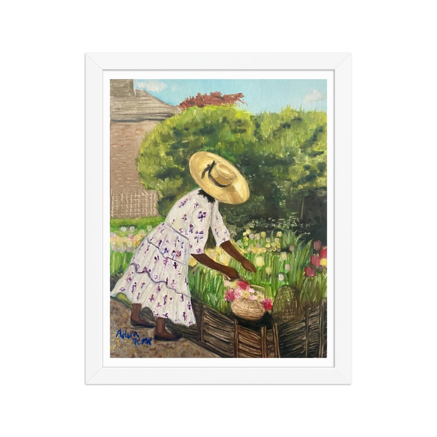 Miss Paula and her Tulips