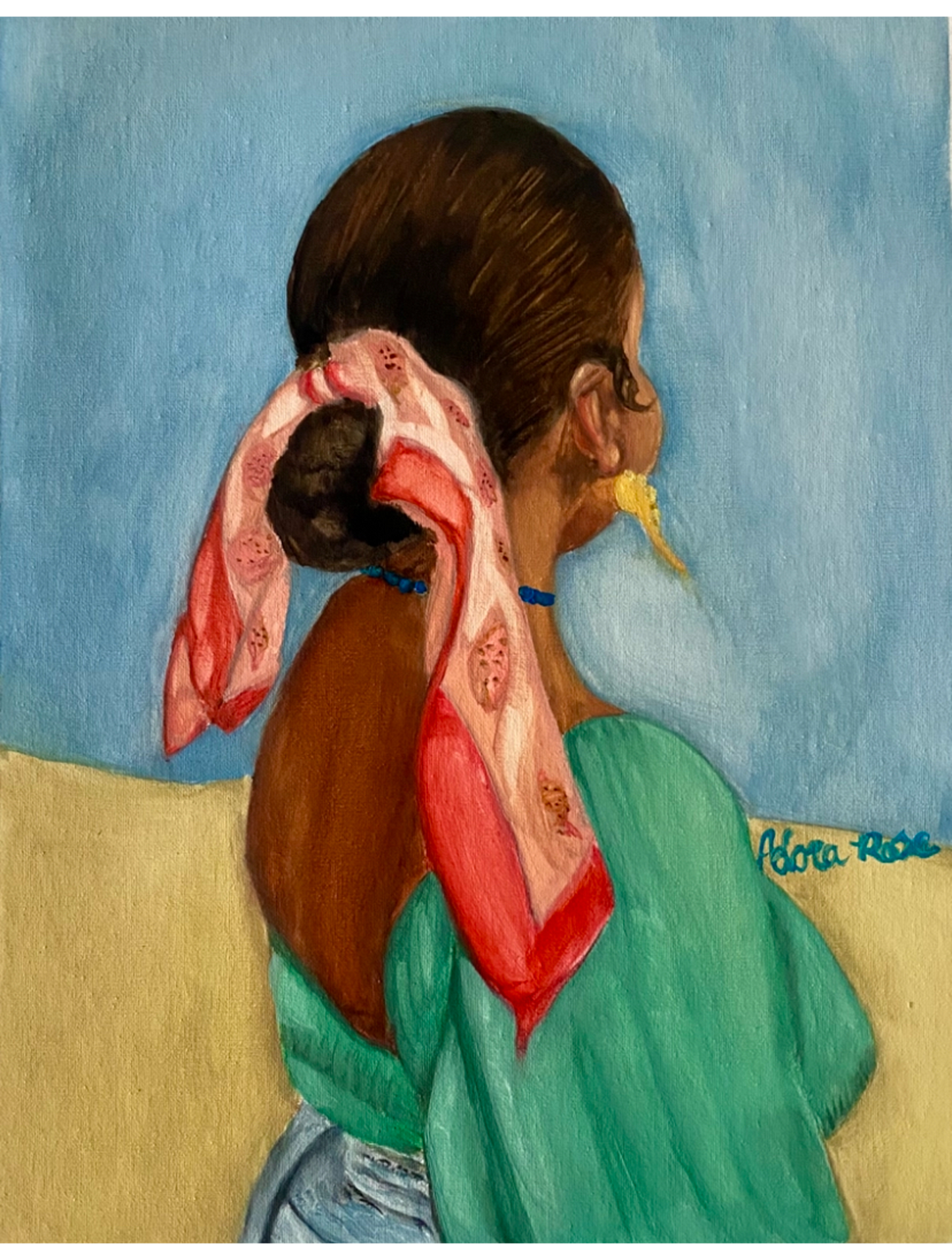 The Girl with the Blue Choker