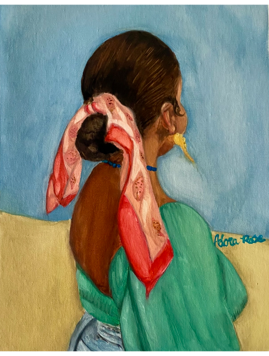 The Girl with the Blue Choker