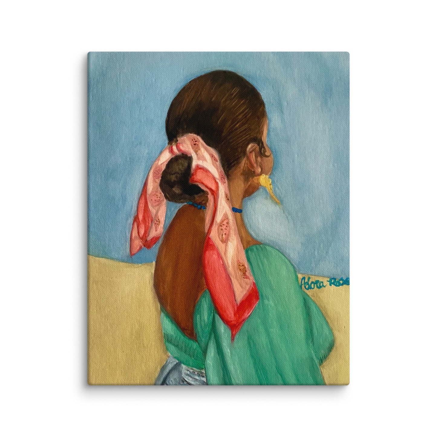 The Girl with the Blue Choker