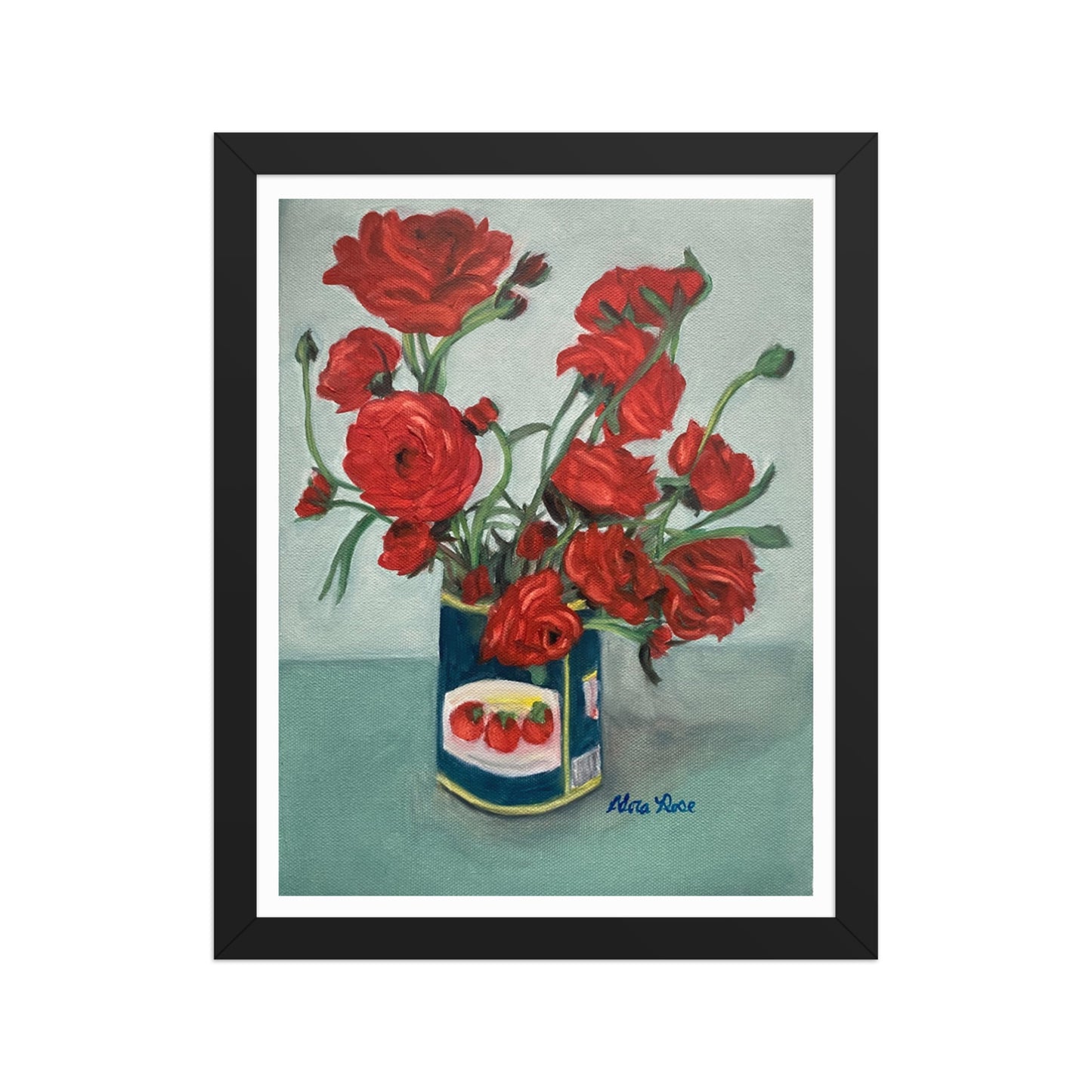 Roses in a Tomato Can