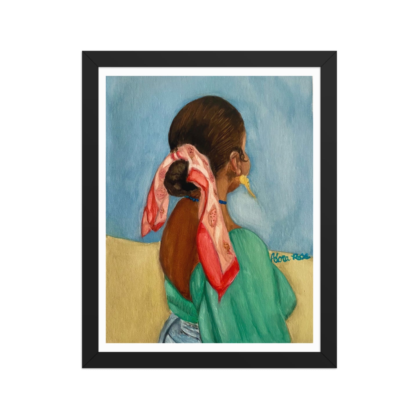 The Girl with the Blue Choker