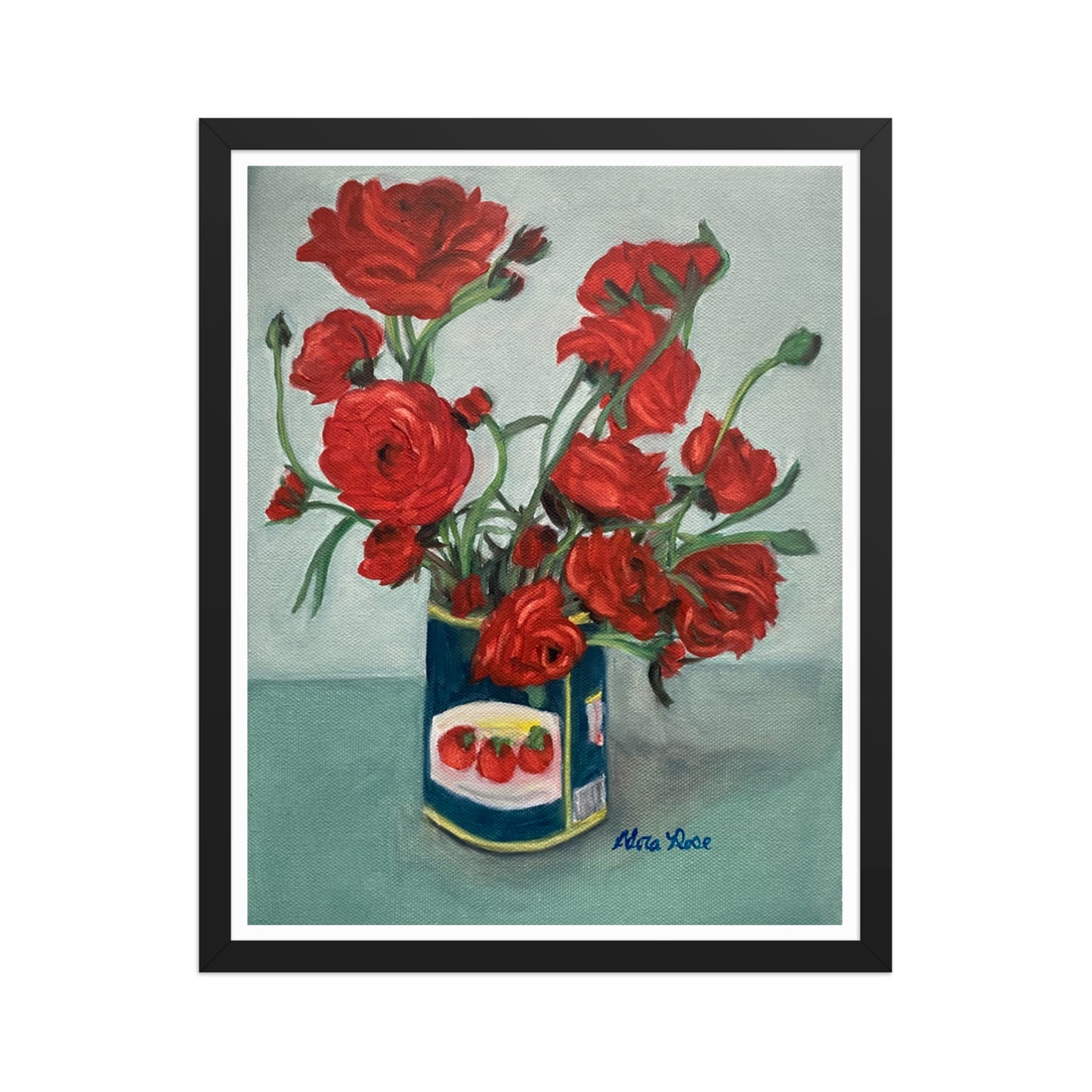 Roses in a Tomato Can