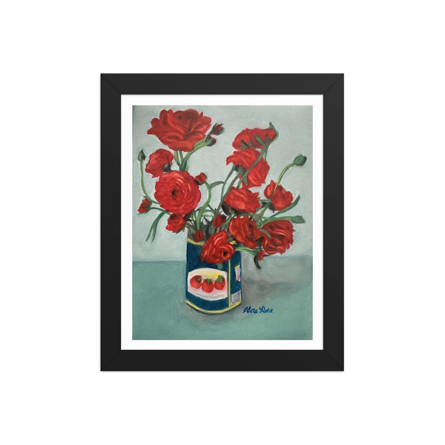 Roses in a Tomato Can