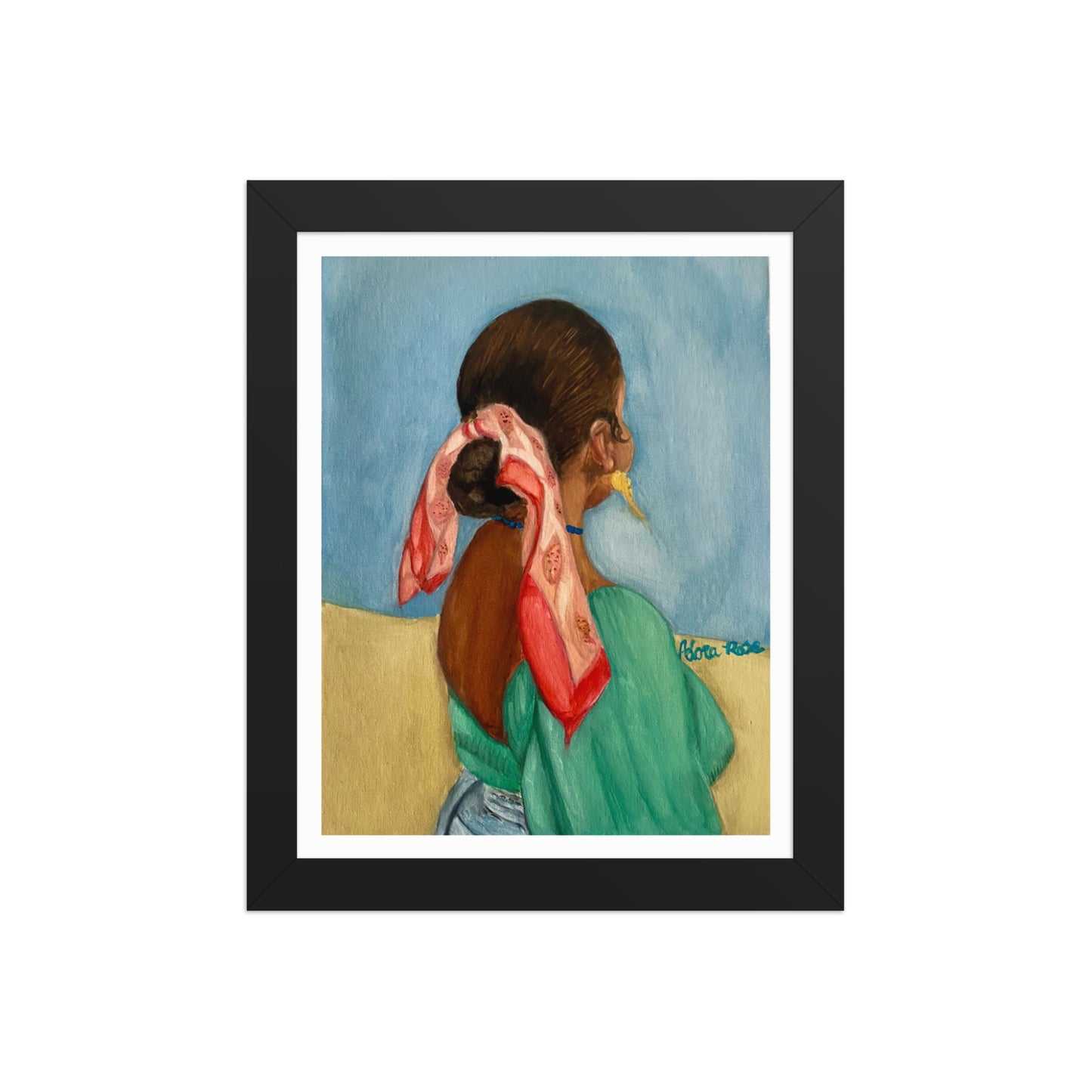 The Girl with the Blue Choker