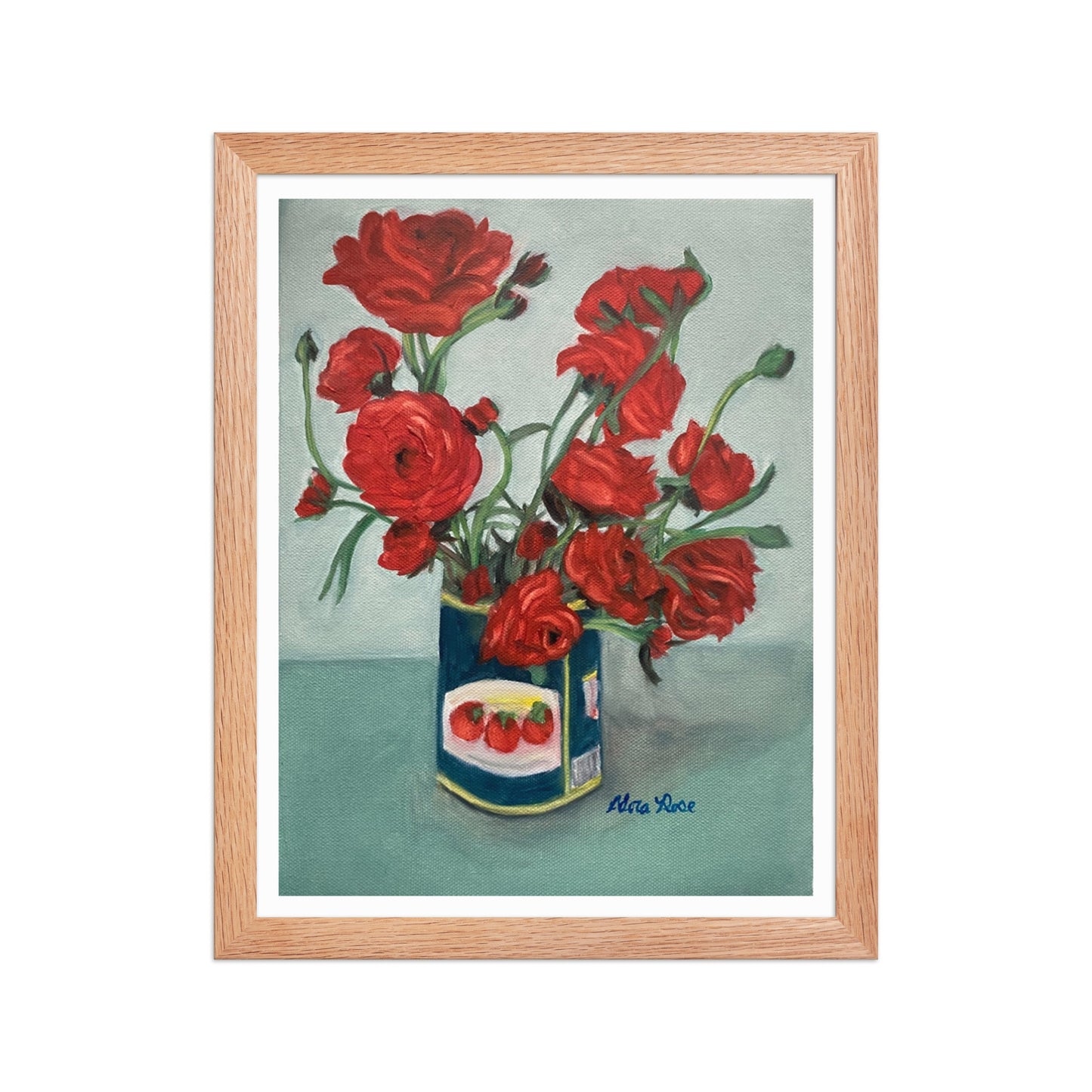 Roses in a Tomato Can