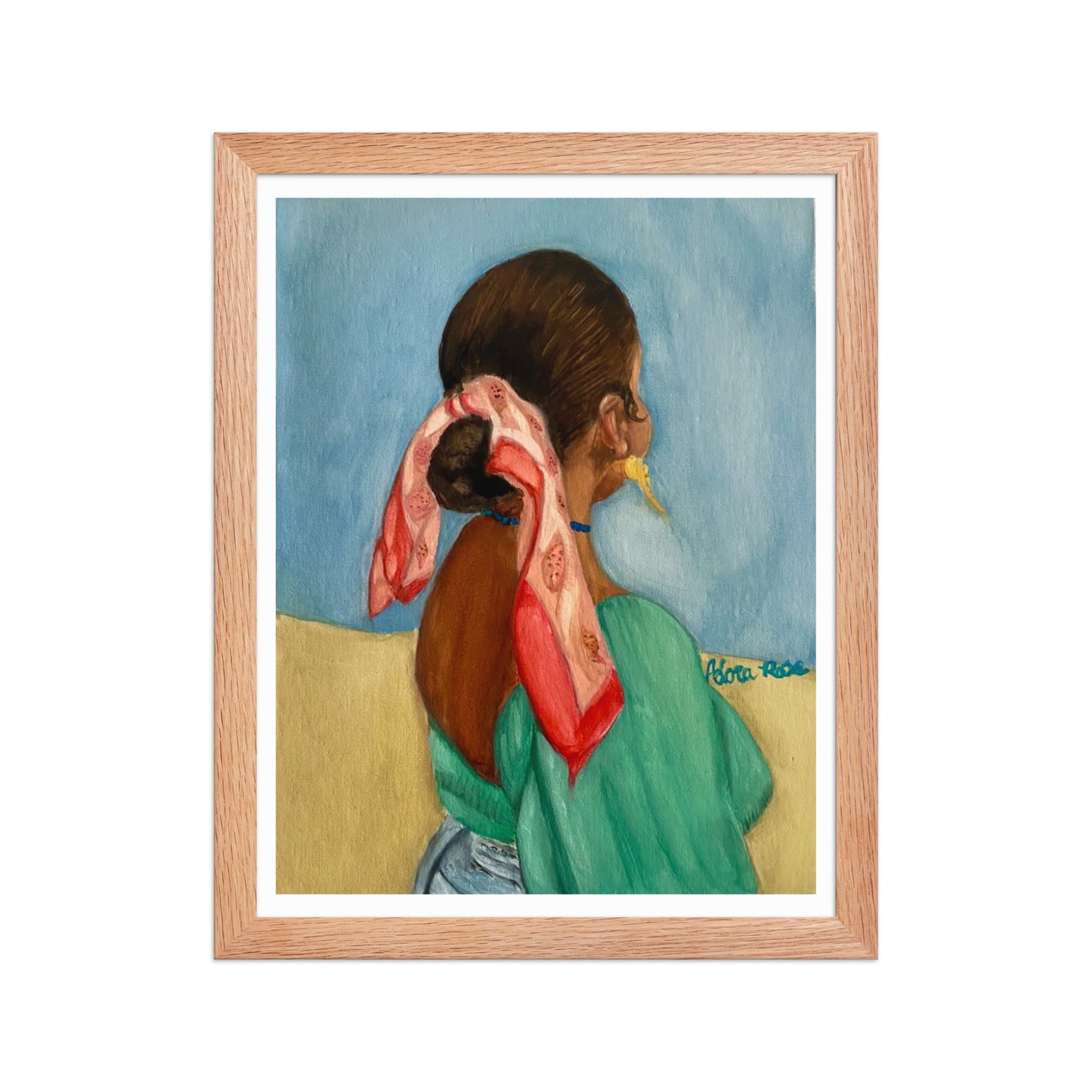 The Girl with the Blue Choker