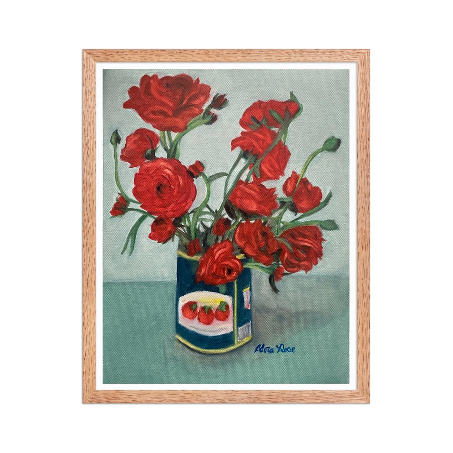 Roses in a Tomato Can