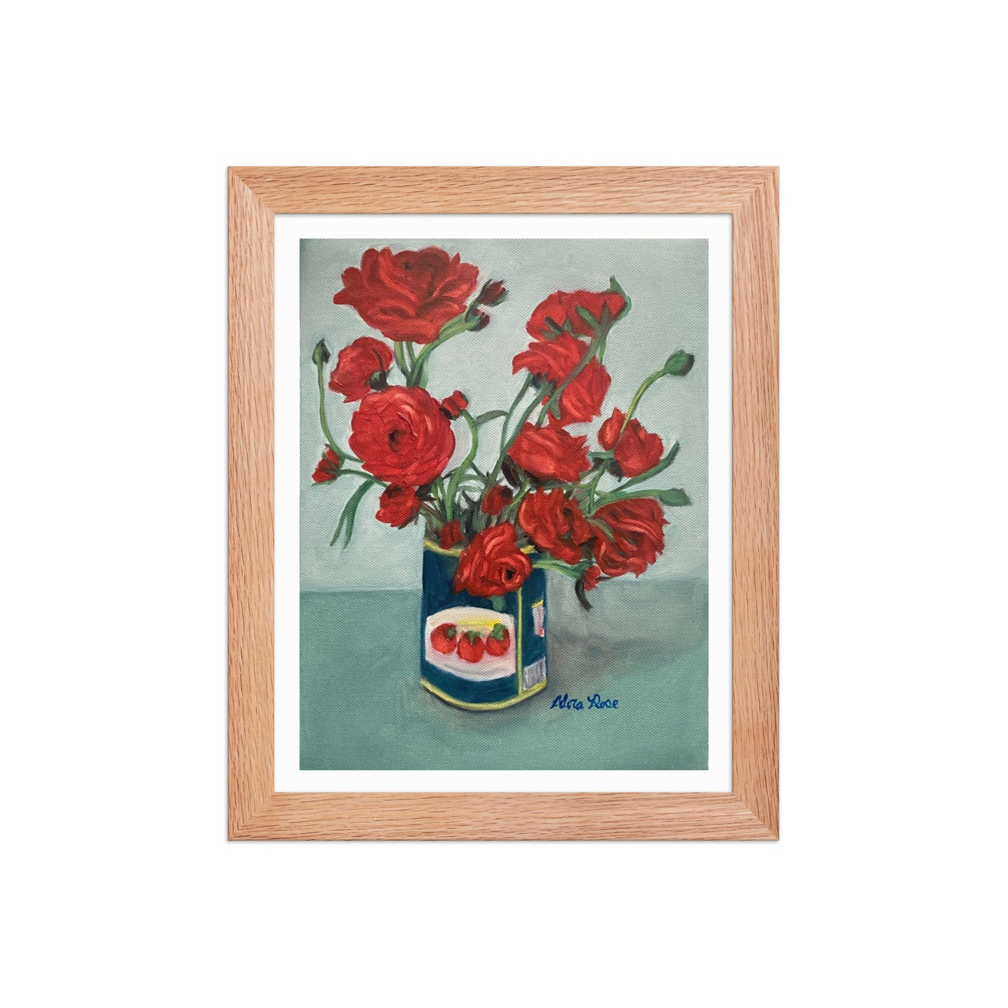 Roses in a Tomato Can
