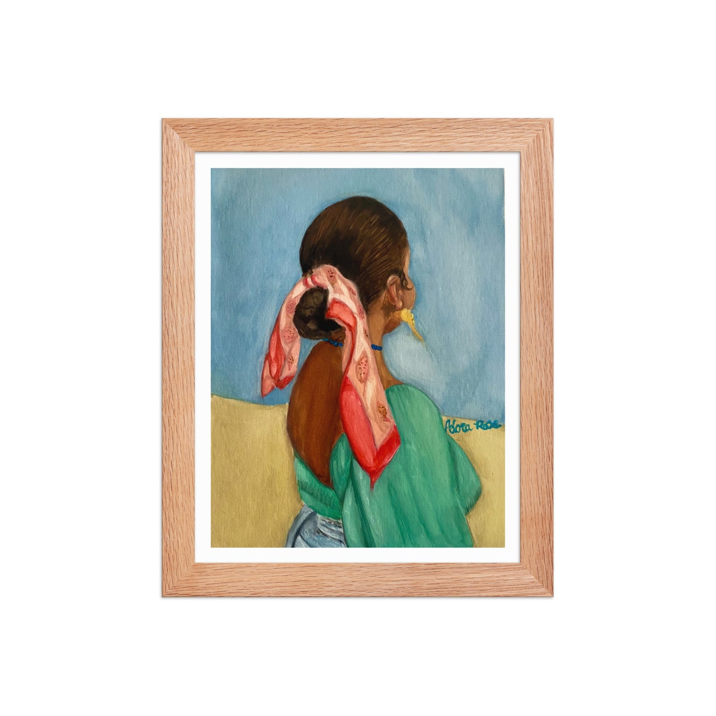 The Girl with the Blue Choker