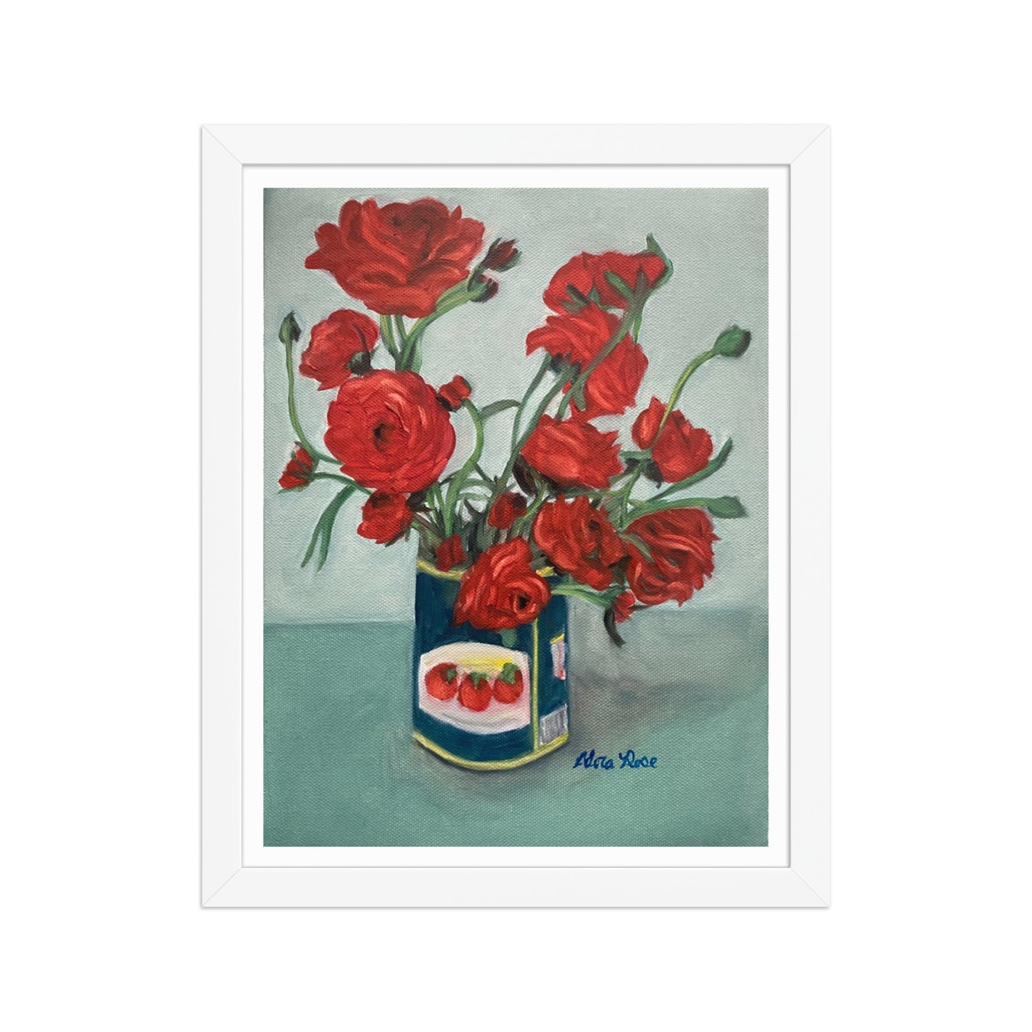 Roses in a Tomato Can