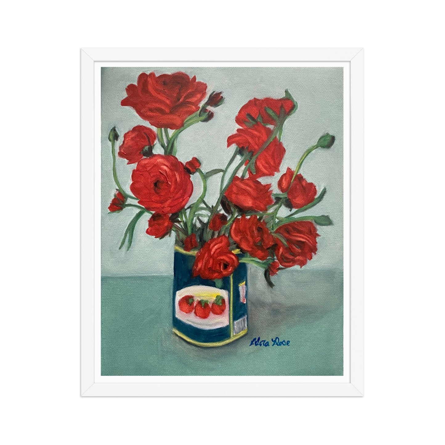 Roses in a Tomato Can