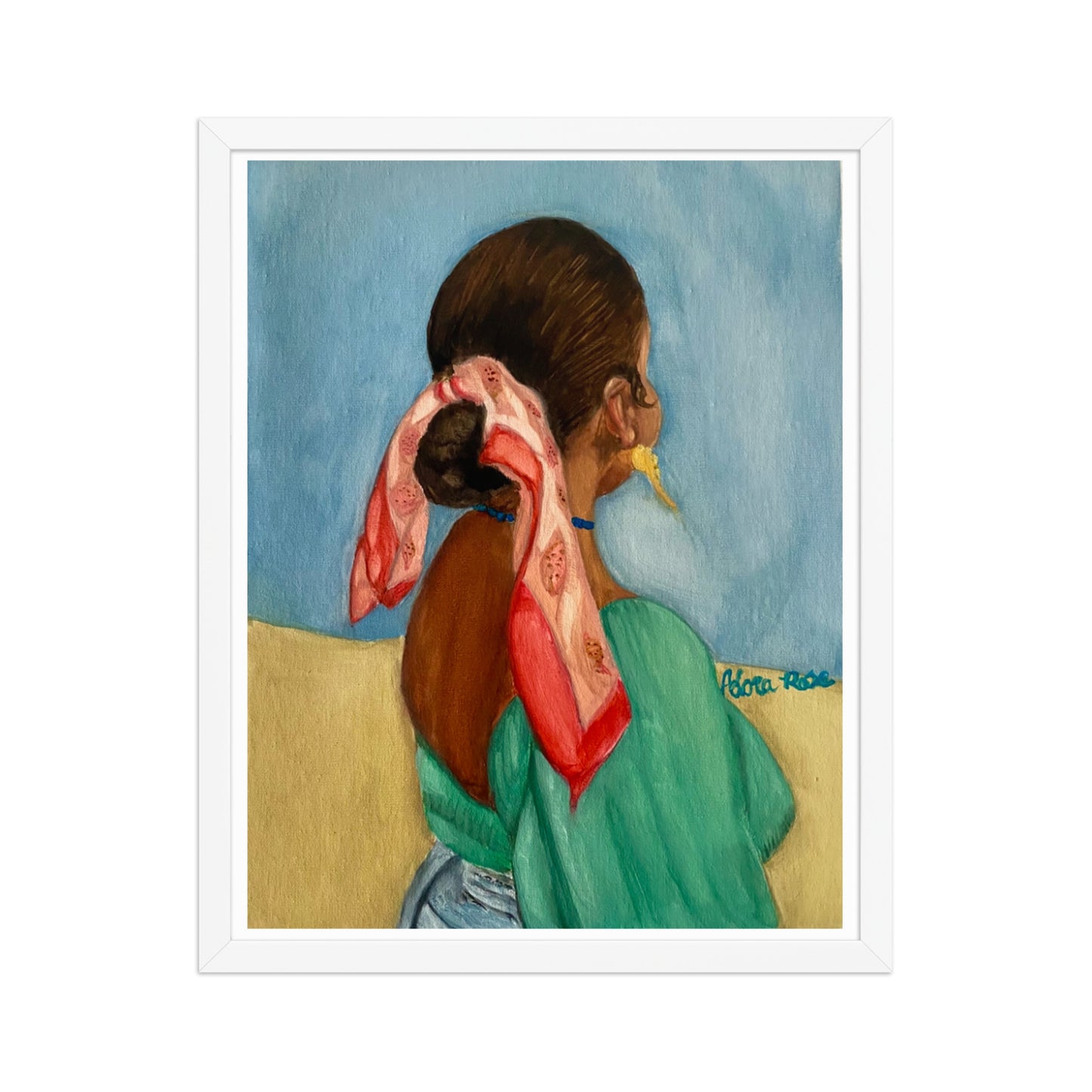 The Girl with the Blue Choker