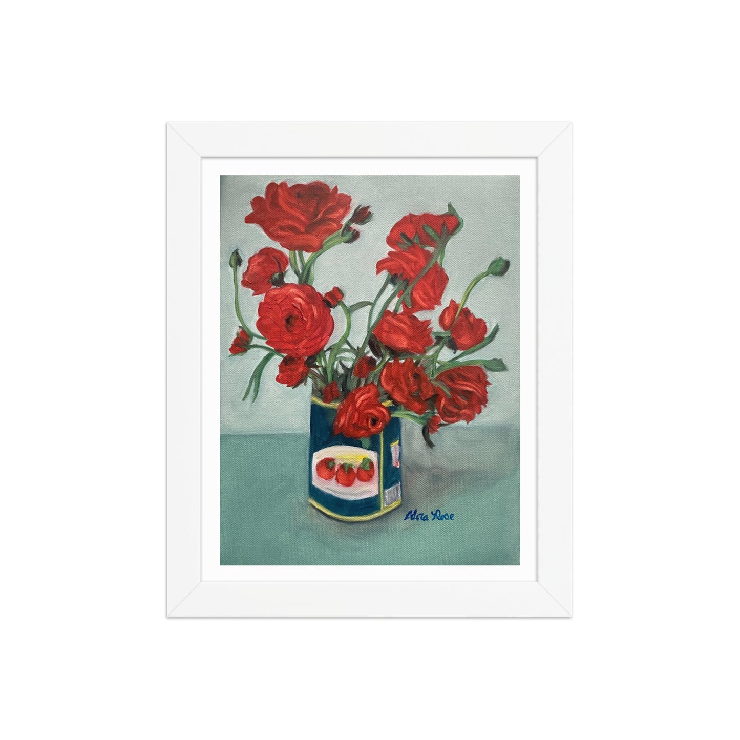 Roses in a Tomato Can
