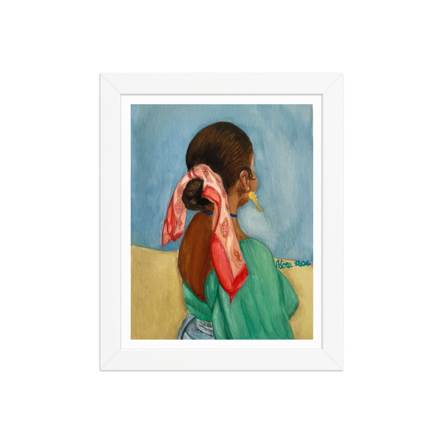 The Girl with the Blue Choker