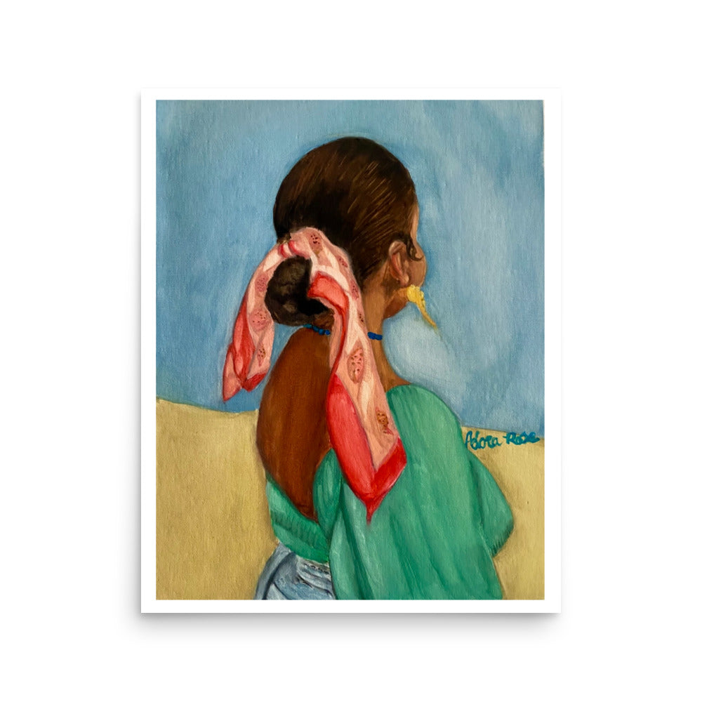 The Girl with the Blue Choker