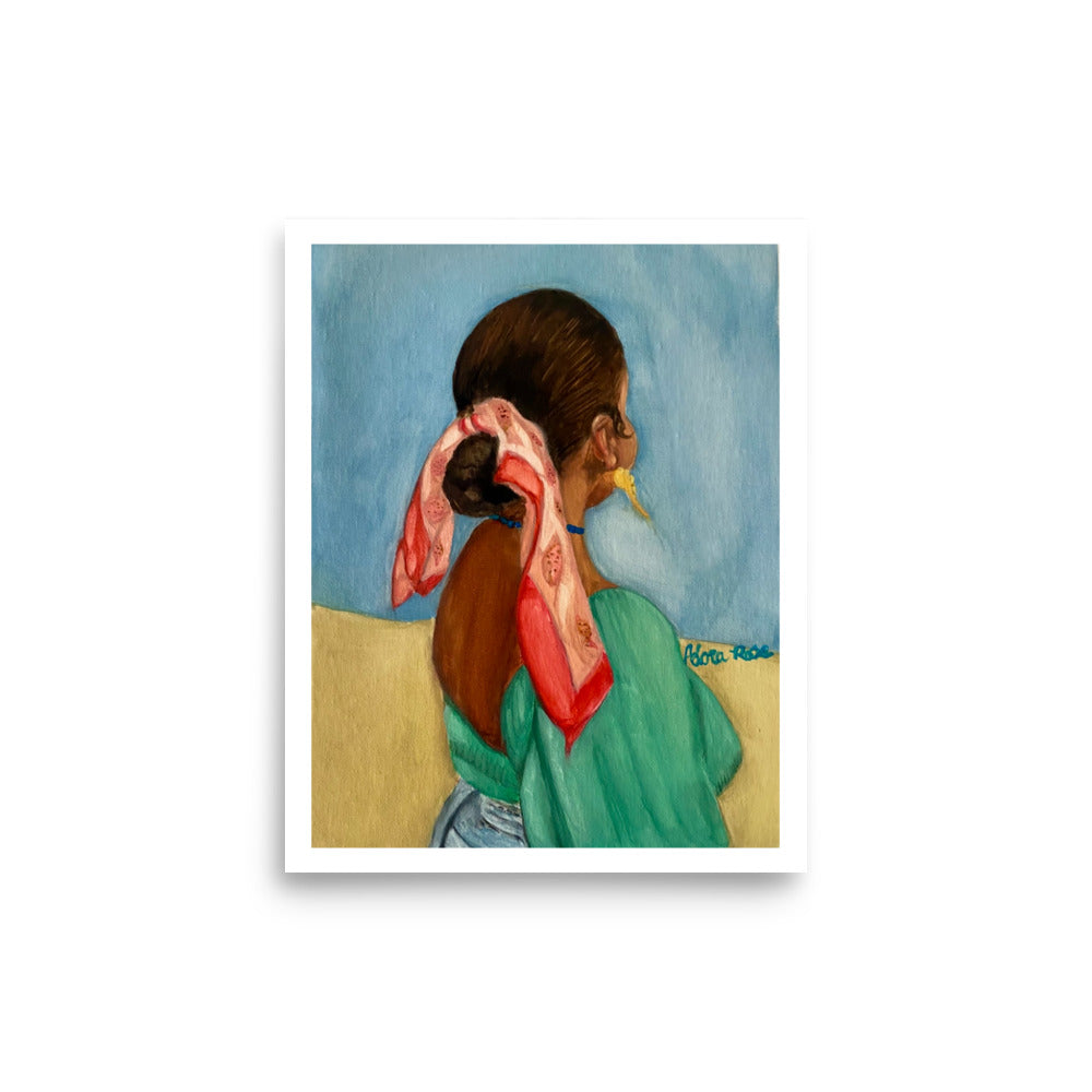 The Girl with the Blue Choker