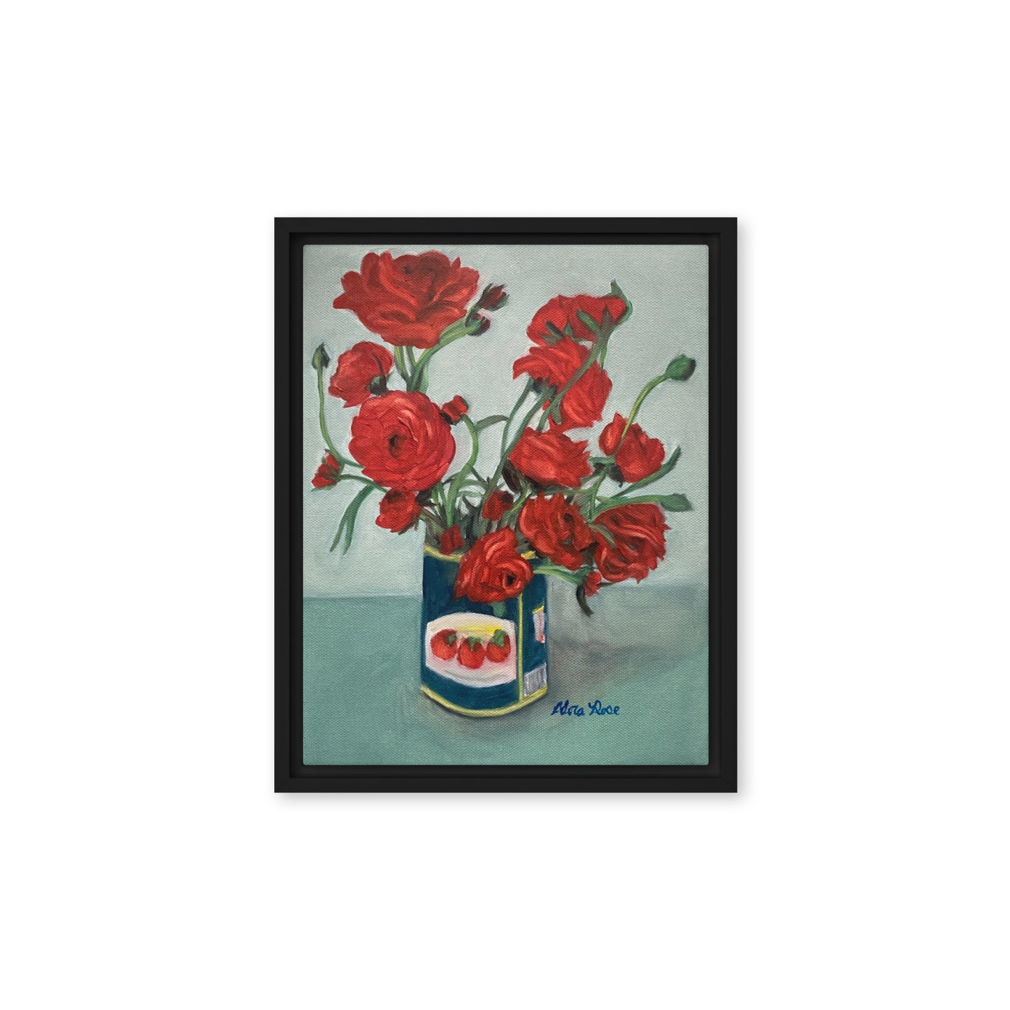 Roses in a Tomato Can