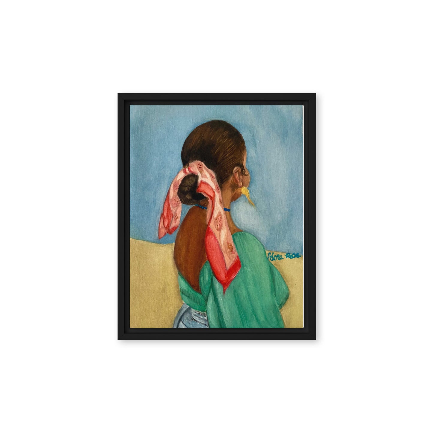 The Girl with the Blue Choker