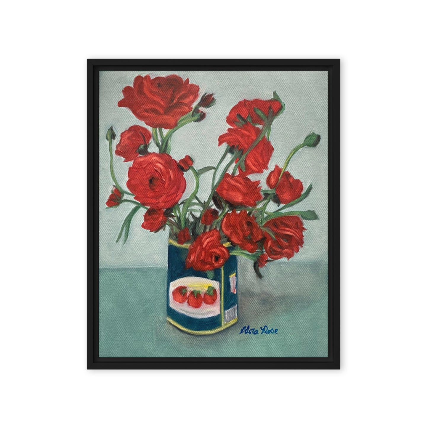 Roses in a Tomato Can