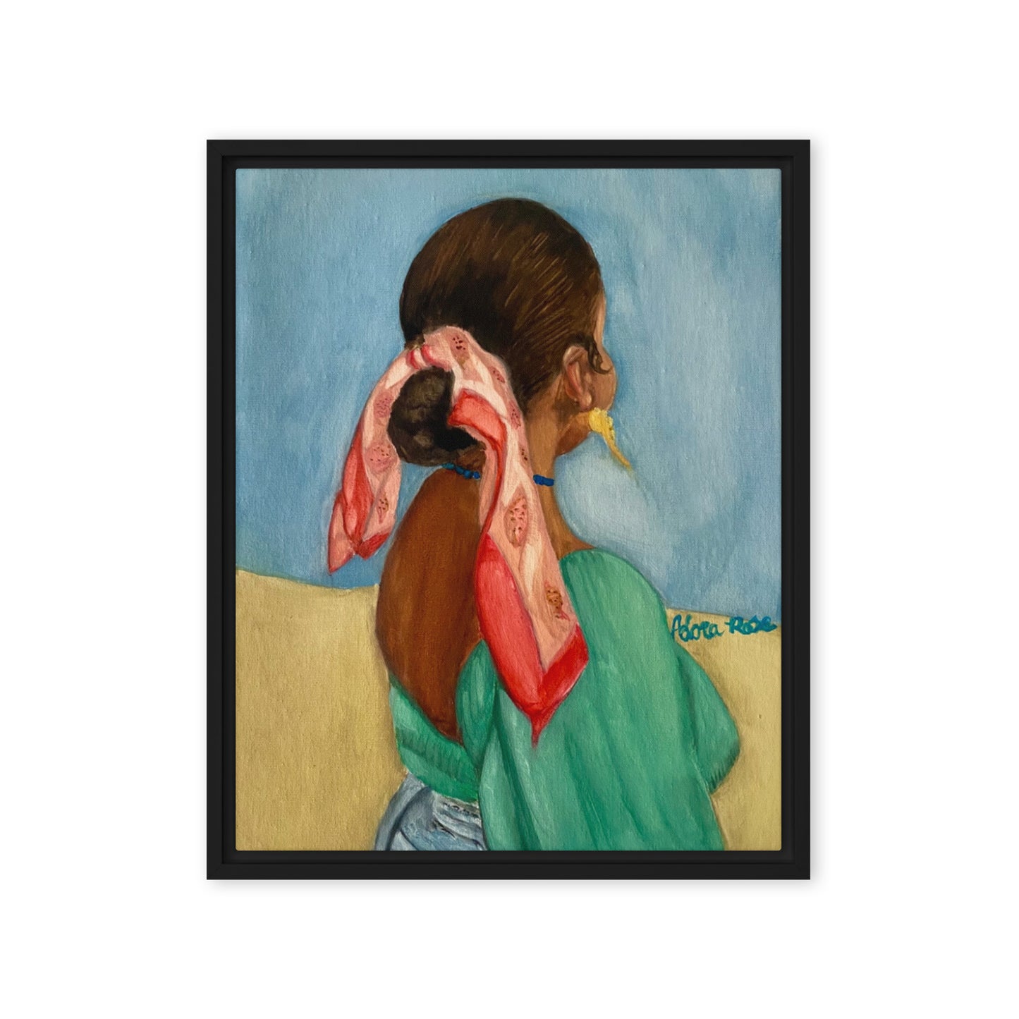 The Girl with the Blue Choker