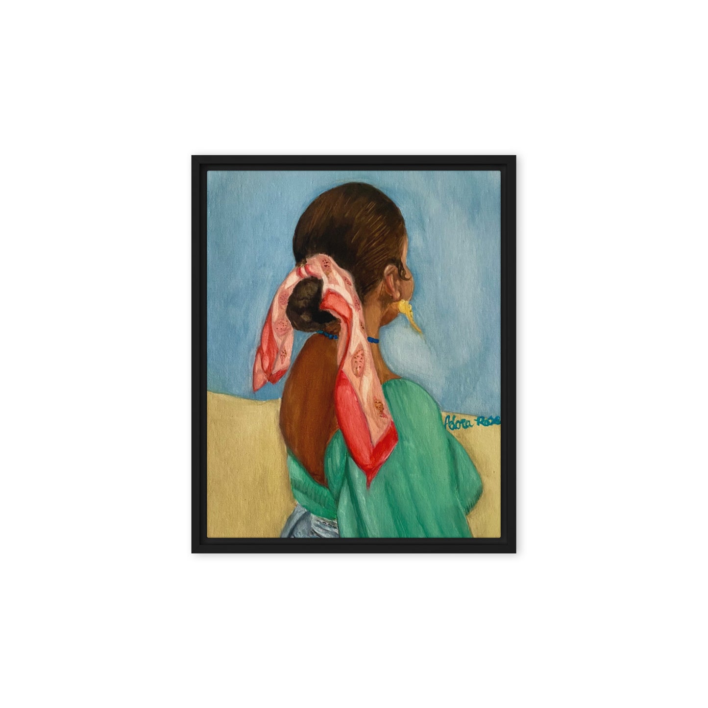 The Girl with the Blue Choker