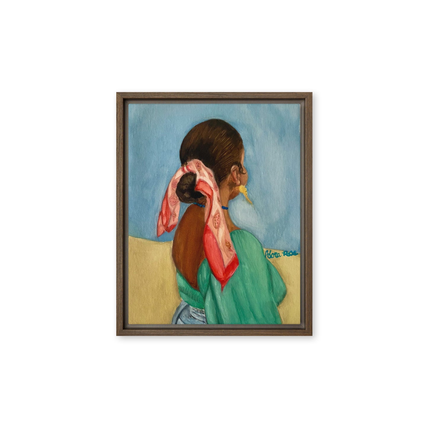 The Girl with the Blue Choker