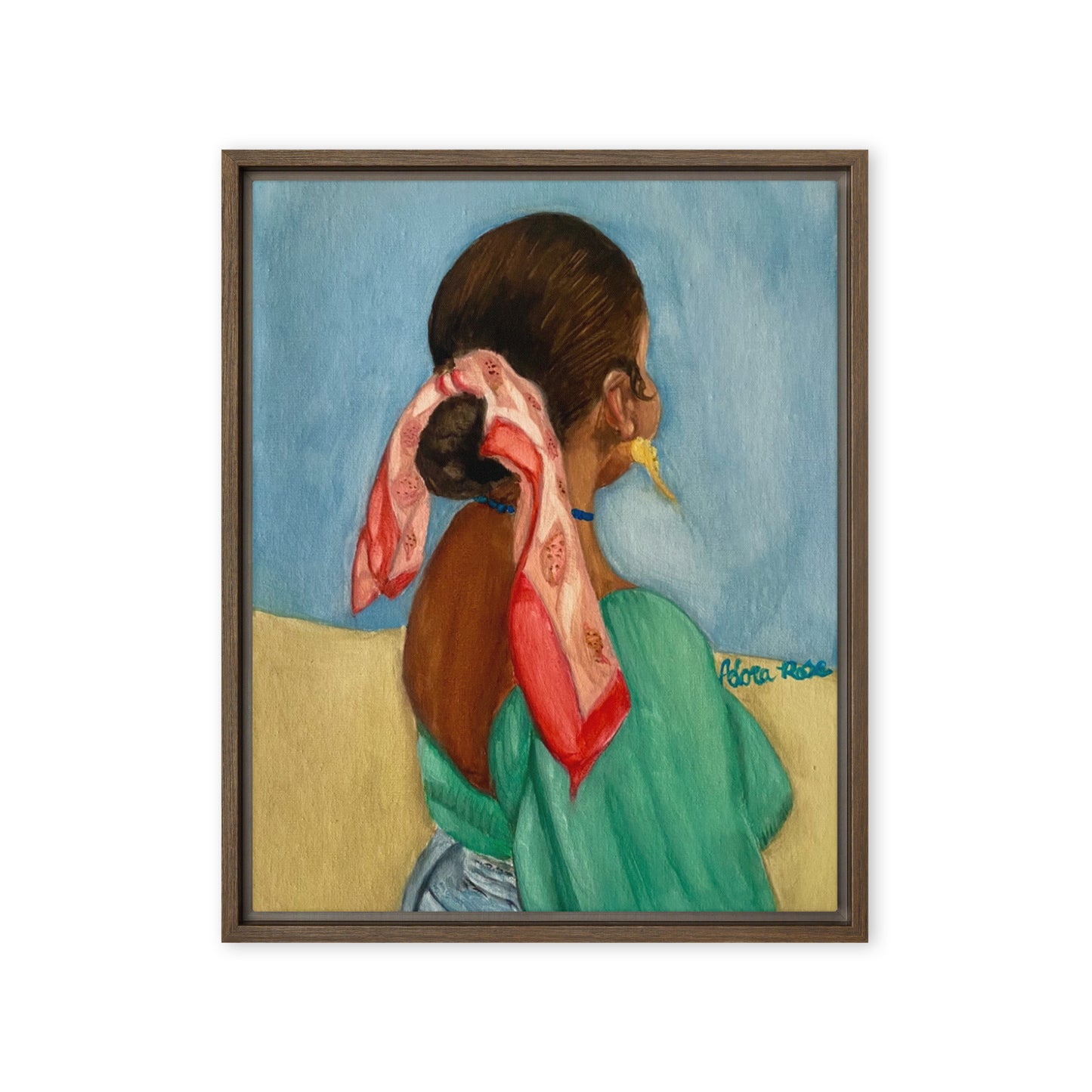 The Girl with the Blue Choker