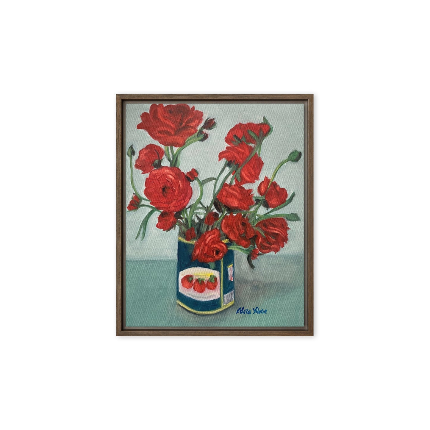 Roses in a Tomato Can