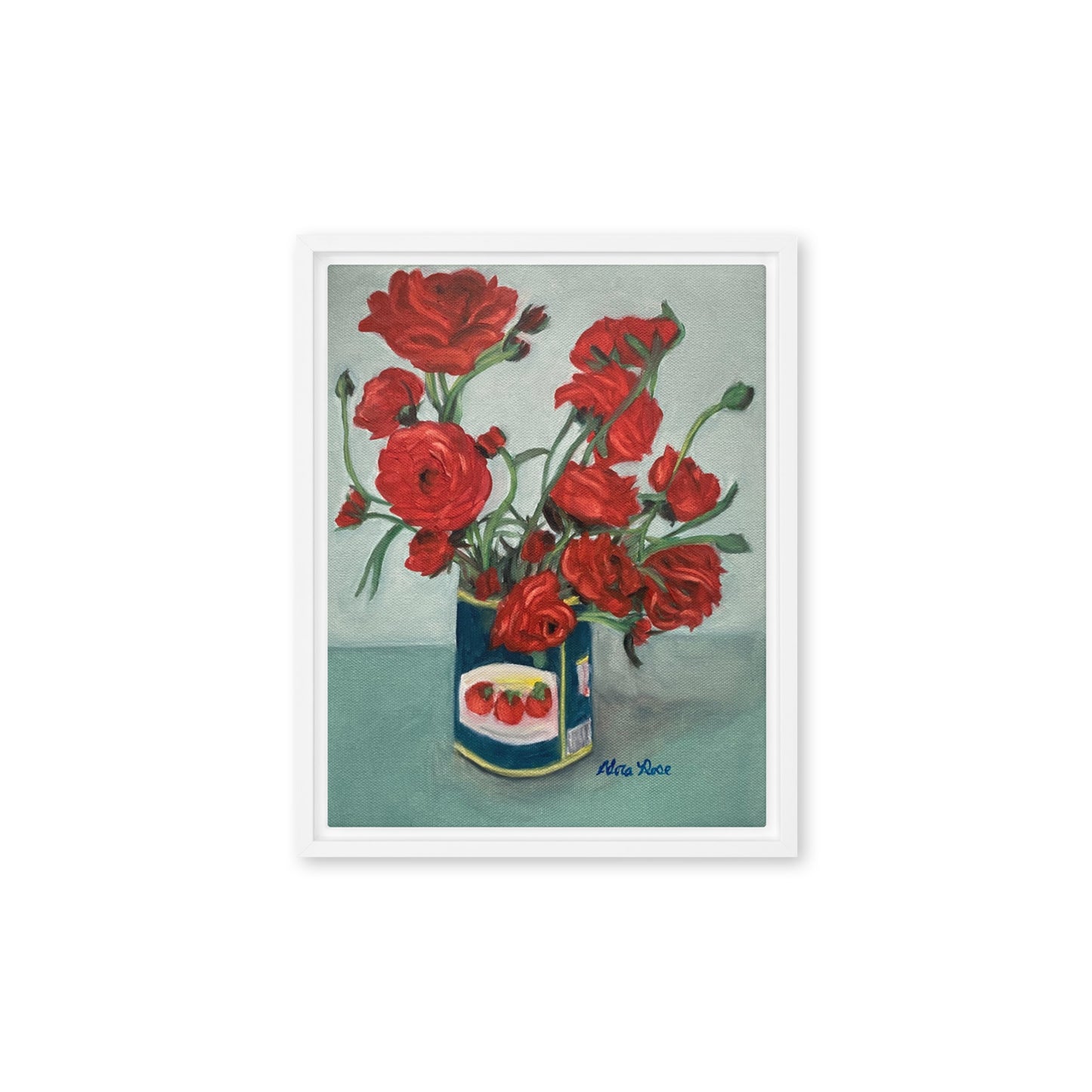 Roses in a Tomato Can
