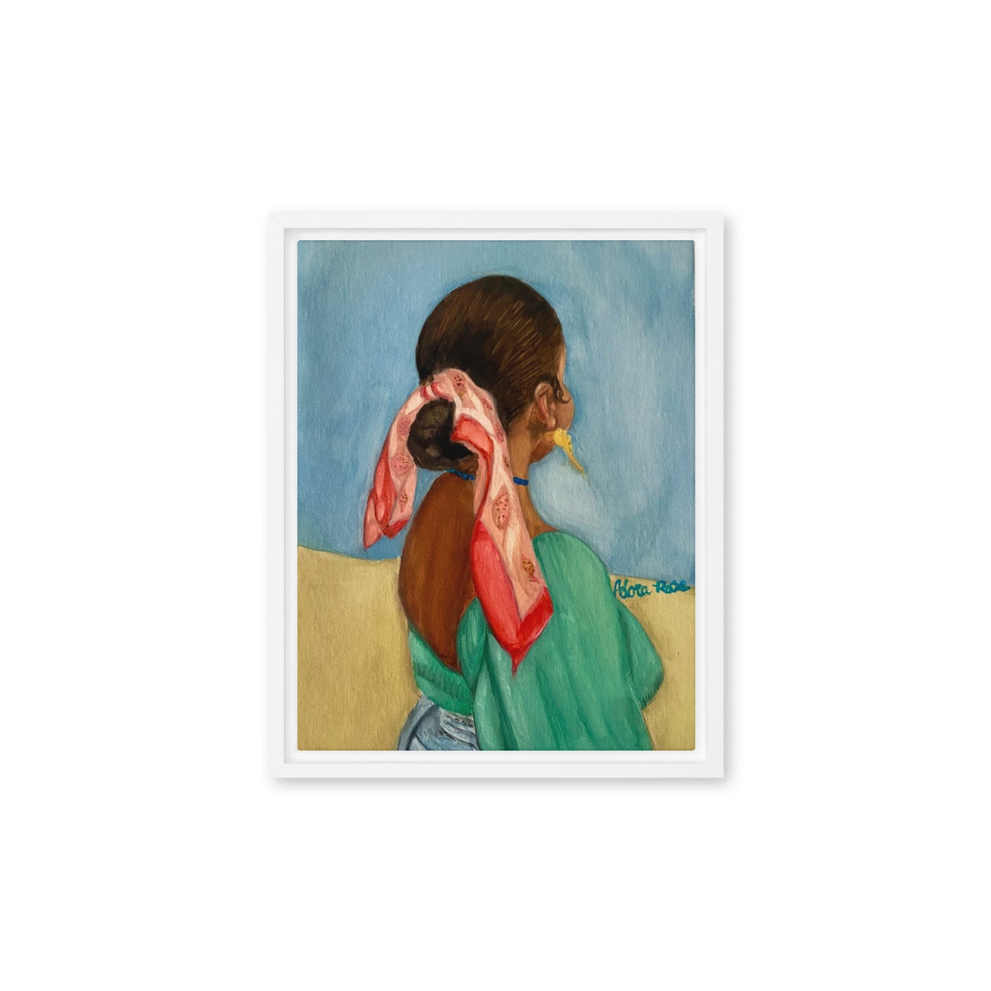 The Girl with the Blue Choker