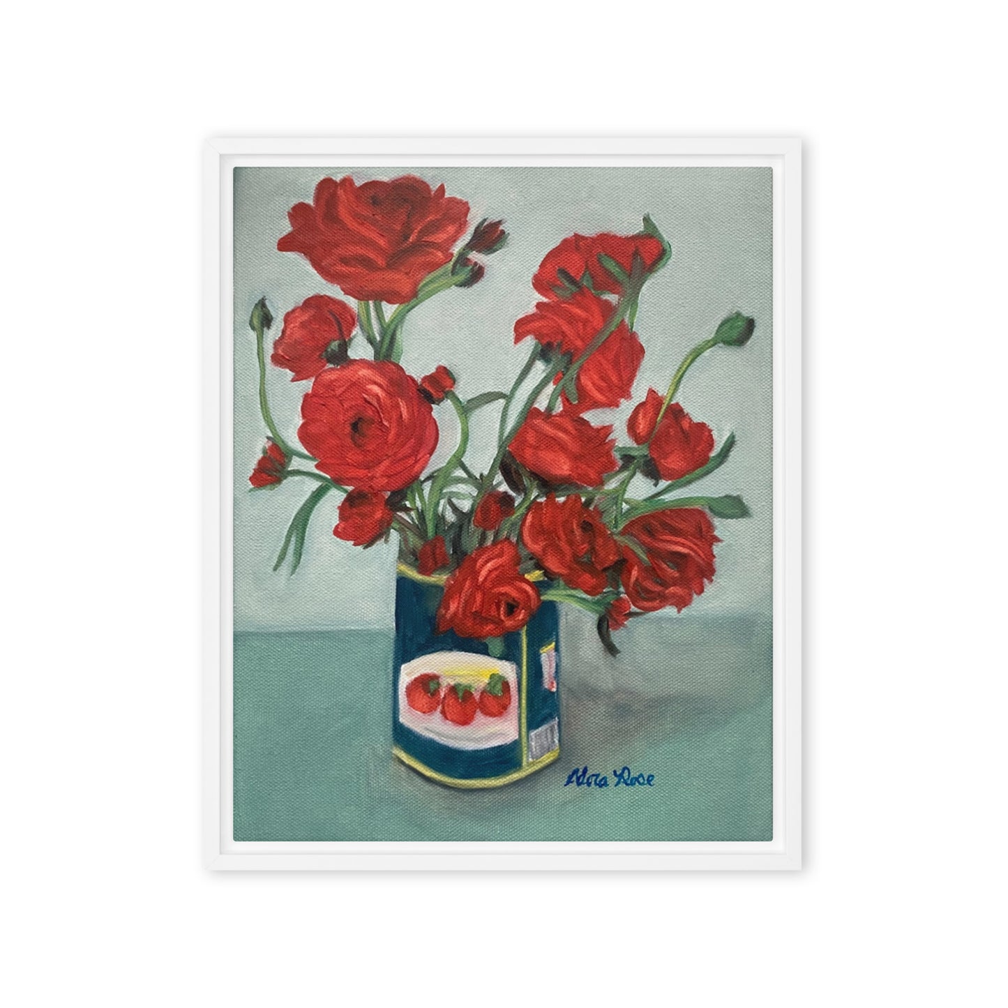 Roses in a Tomato Can