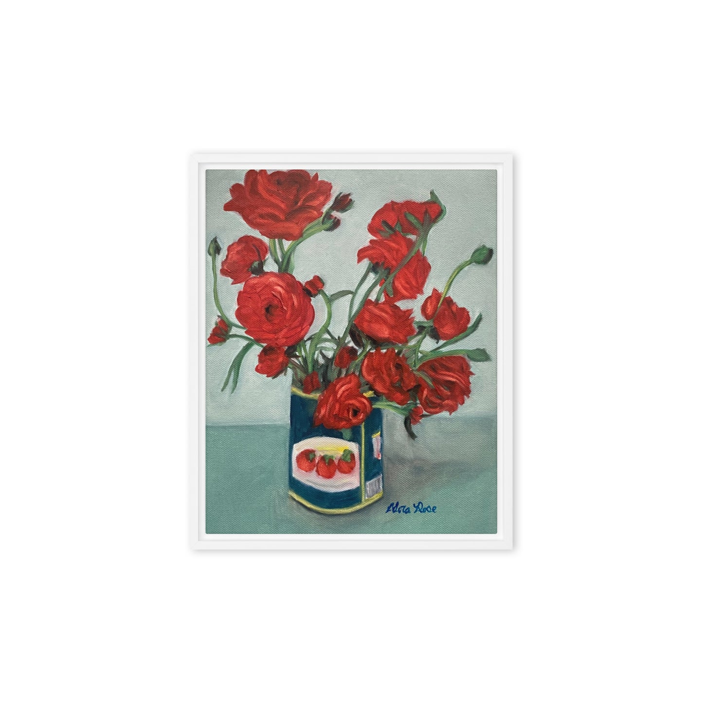 Roses in a Tomato Can