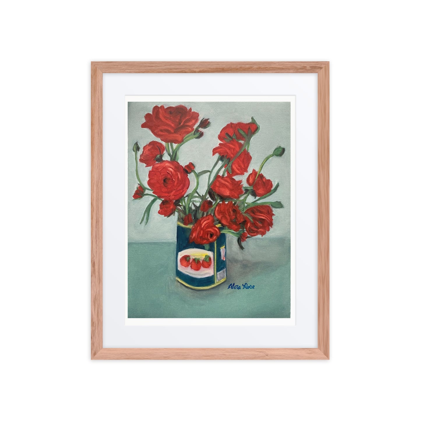 Roses in a Tomato Can