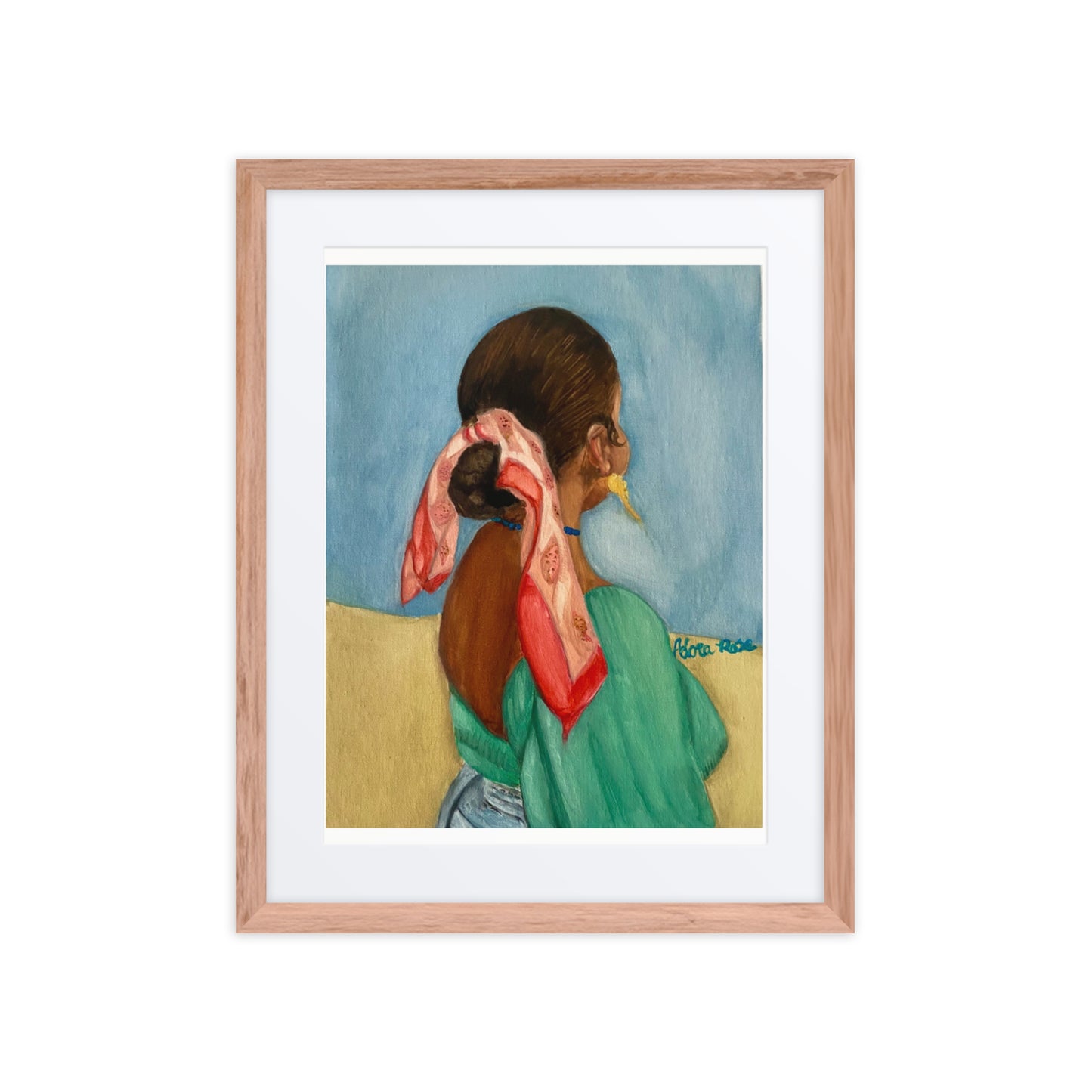 The Girl with the Blue Choker